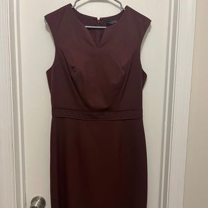 The Limited Maroon Suit Dress